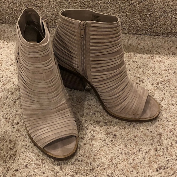 Vince Camuto Feteena Peep Toe Booties - Picture 1 of 8